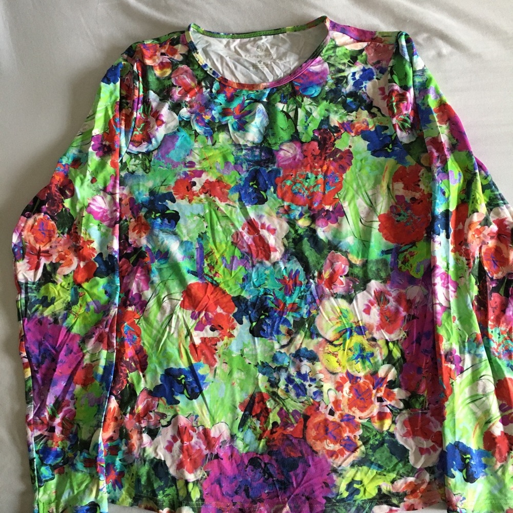Womens Land’s End Rash Guard size S 6-8